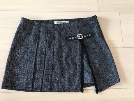 Sukňa s attrativo šedočierna zimná, mohito,s