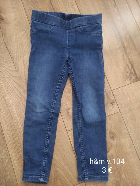 Rifľové legíny, h&m,104