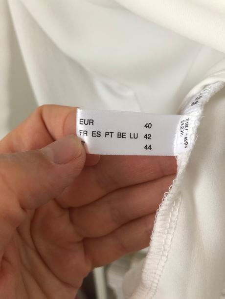 Biela blúzka, c&a,l