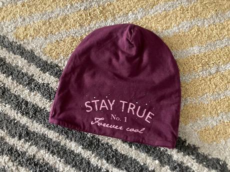 Bordová lindex čiapka 122/146, lindex,128