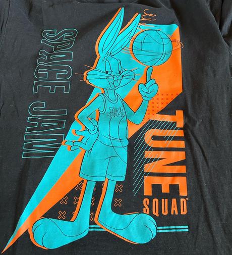 Pánske čierne tričko s potlačou, m