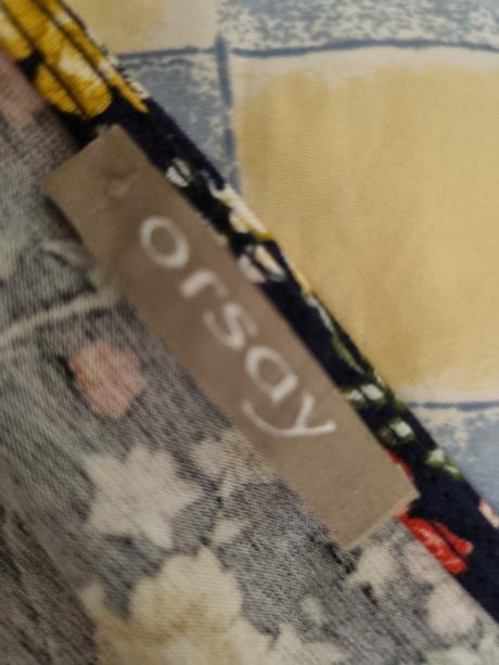 Elastické kvetinkové šaty orsay 40, orsay,40