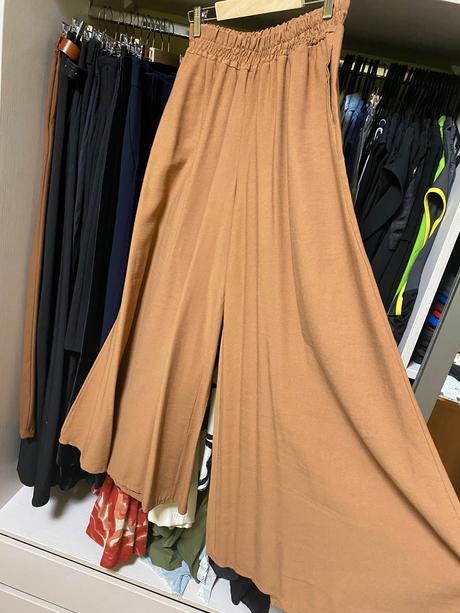 Suknive nohavice siroke culotte v. uni, zara,m