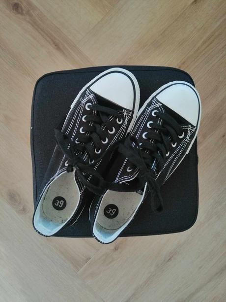Dámske čierne tenisky, 39