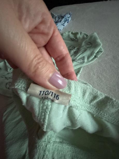 Pyžamká 2x, h&m,110