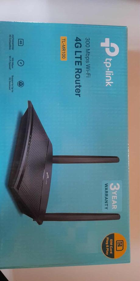 4g lte router tl-mr100, 