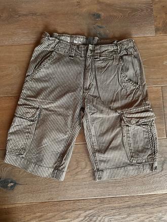 Kapsáče krátke kockované 9-10 r., zara,140