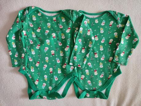 2x vianočné body so snehuliakmi, f&f,80