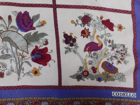 Codello kvalitná luxusna hodvabna elegantná šatka, xl