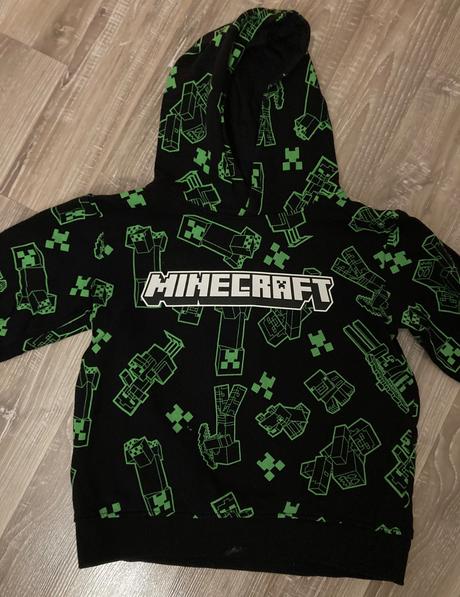 Mikina minecraft v.116/122 menšie 128., takko,122