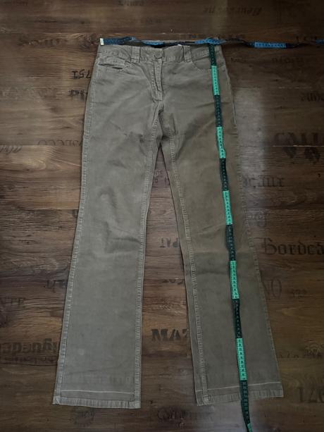 Menčestrové nohavice, h&m,36