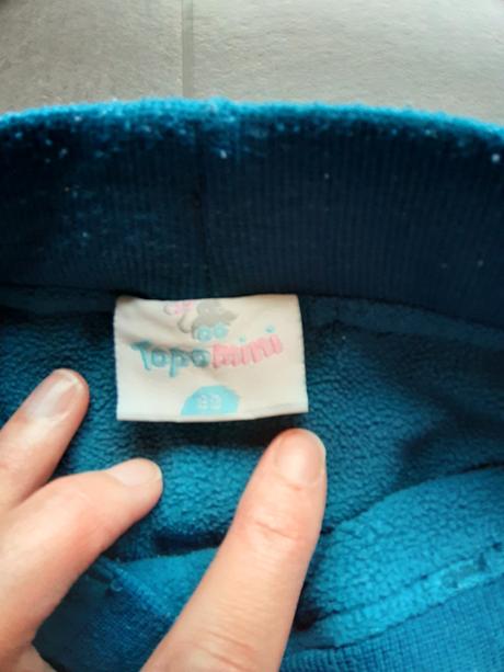 Zateplene nohavice, topomini,80