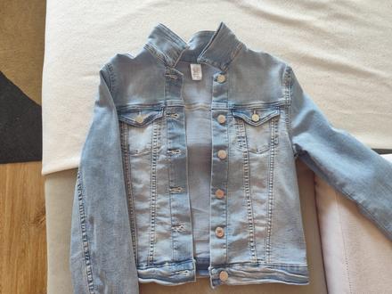 Dievčenská rifľová bunda č.eur 152, denim,152