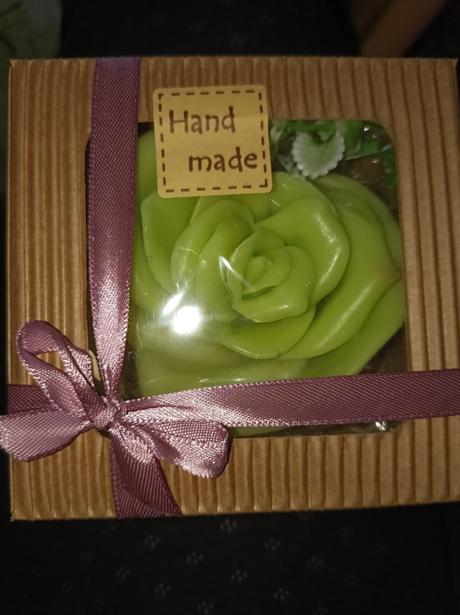 Ruža v tvare srdca kozie mlieko, 