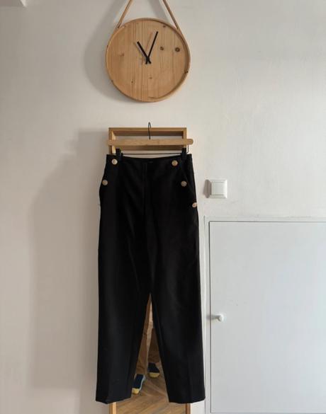 Zara elegantne biznis nohavice so zlatými gombíkmi, zara,s