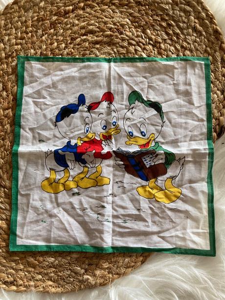 Retro detské látkové vreckovky, disney
