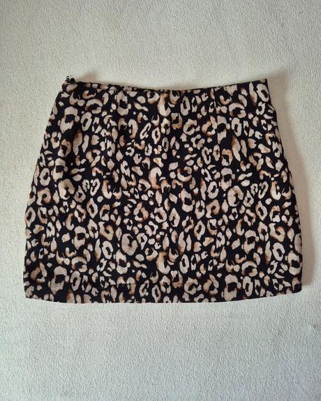 Sukňa s leopardím vzorom, h&m,s