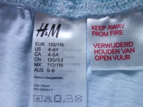 Letná súprava h&m 110/116, h&m,110