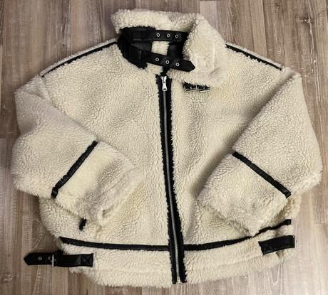 Krásna zimná kožušinová bunda, f&f,xl