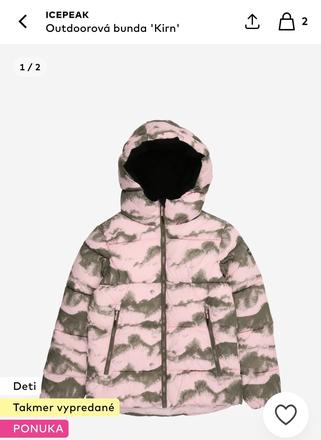 Icepeak bunda v.140 s visačkou, 140
