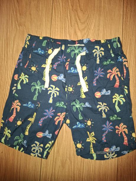Šortky palmy, h&m,98