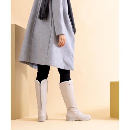 Dámske kožené čižmy remonte 22500560+z+b, 37