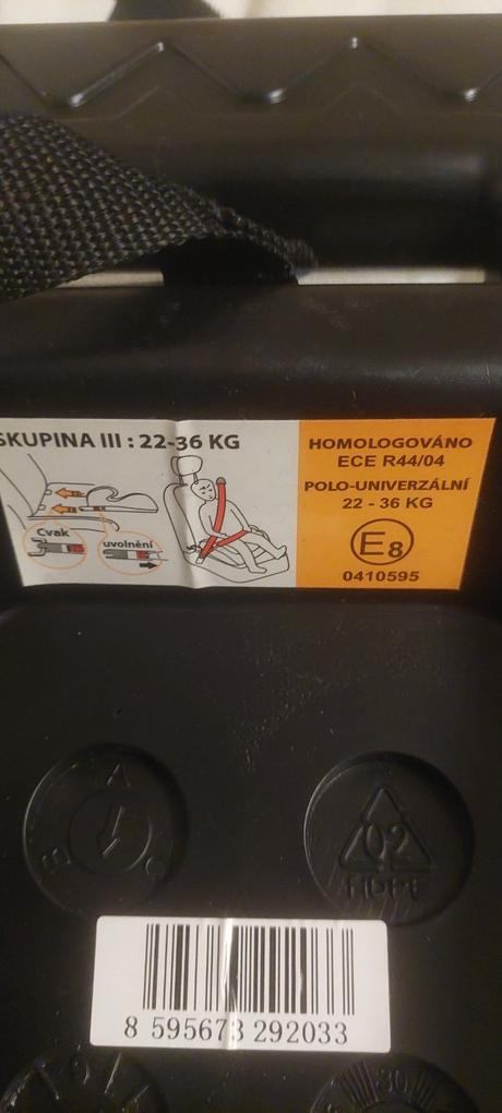 Podsedák s isofixom bomimi 22-36kg, 