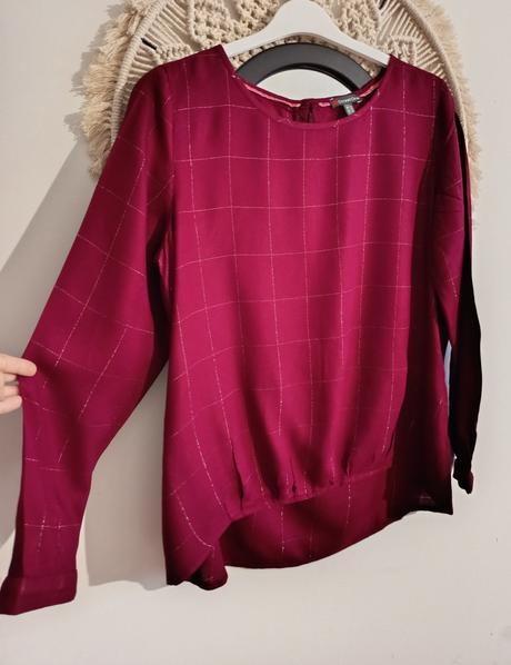 Bordová blúzka, street one,l