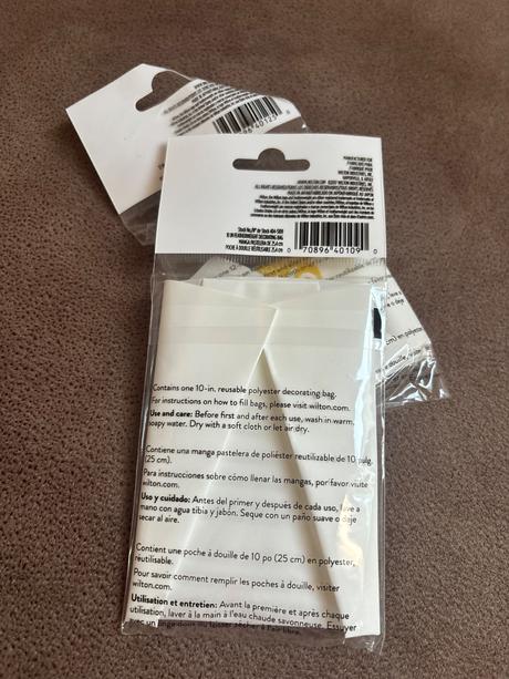 Wilton cukrárske vrecká, 