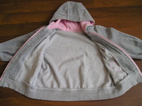 Šedá velúrová mikina, herma,80