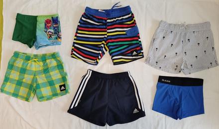 2x plavky 128 a 140, 128