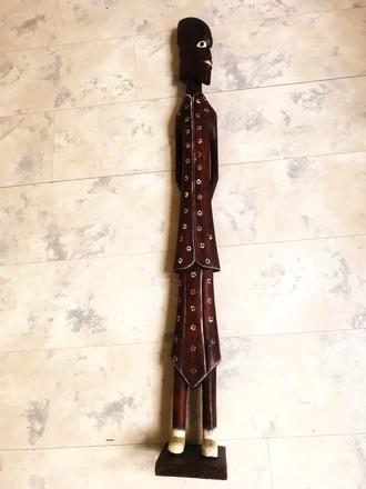 Drevená etno socha, 