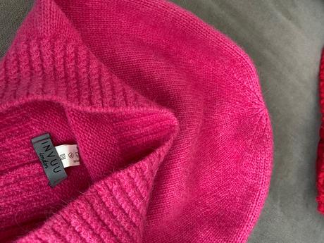 Zimná ciklámenová čiapka, s