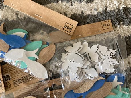 Drevené rybičky na tvorenie, 