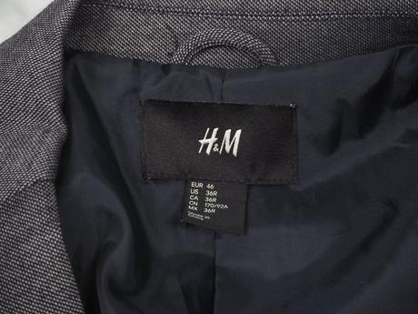 Kvalitné sivé sako h&m, h&m,46