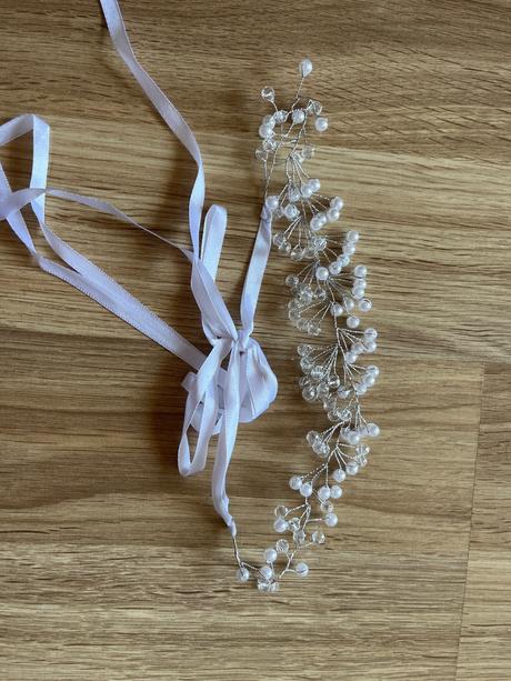 Vlasová ozdoba / čelenka s korálikmi,