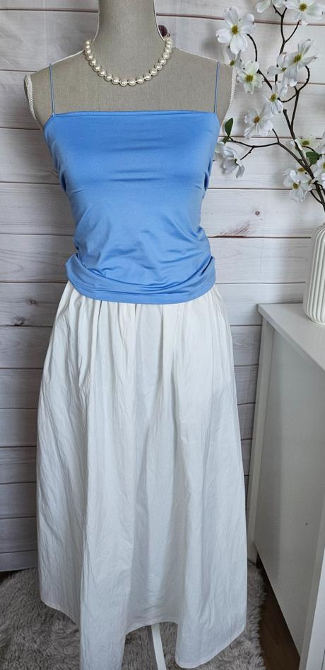 Pekný modrý top, amisu,s