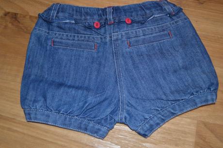 Krátke rifľové nohavice, c&a,80