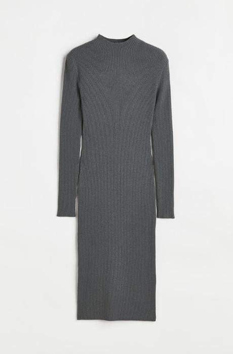 Šaty z rebrovaného úpletu značky h&m, pc 38 eur, h&m,s