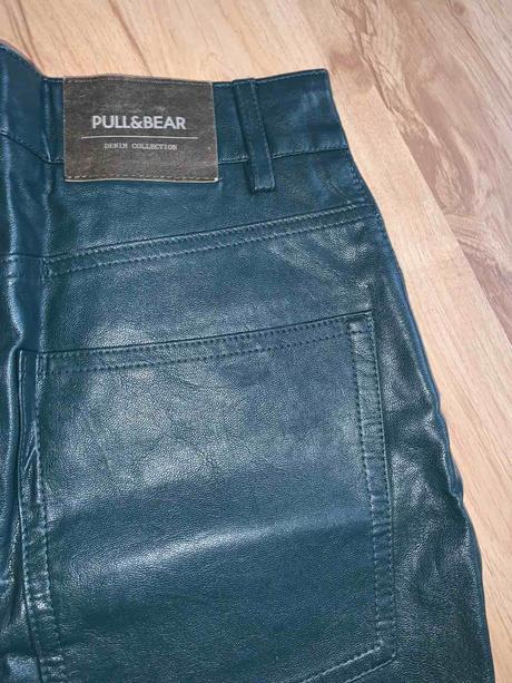 Koženková sukňa pull&bear xs /s, pull&bear,34 / 36 / s / xs