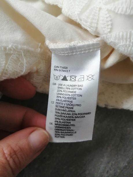 Čipkované šaty ham, vs, h&m,s