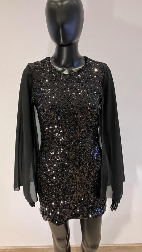 Flitrované elegantné šaty, m / s