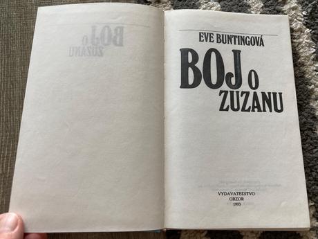 Boj o zuzanu- prvé vyd.1993,