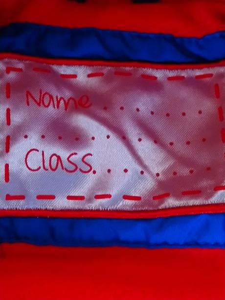 Detská modrá zimná bunda, m, 86