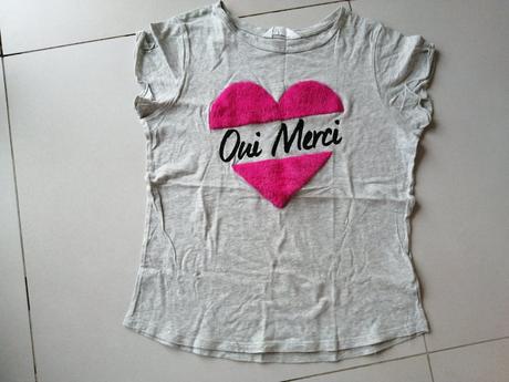 Dievčenské tričká 2 ks, h&m,164