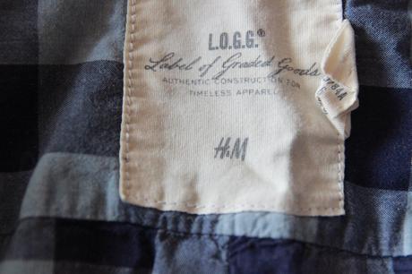 Bavlnené kockovaná košeľa, h&m xs, h&m,xs