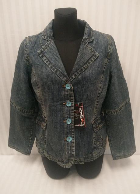 Dámska riflová bundička, sako, revolution, l, l