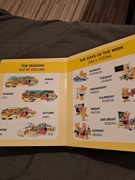 Detská knižka poď sa učiť angličtinu,