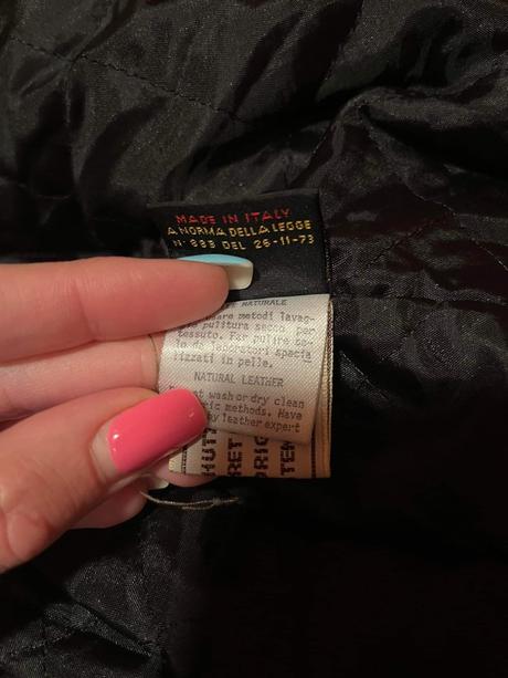 Dámska kožená bunda, l