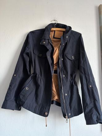 Massimo dutti old money style jacket bunda tmavomo, l